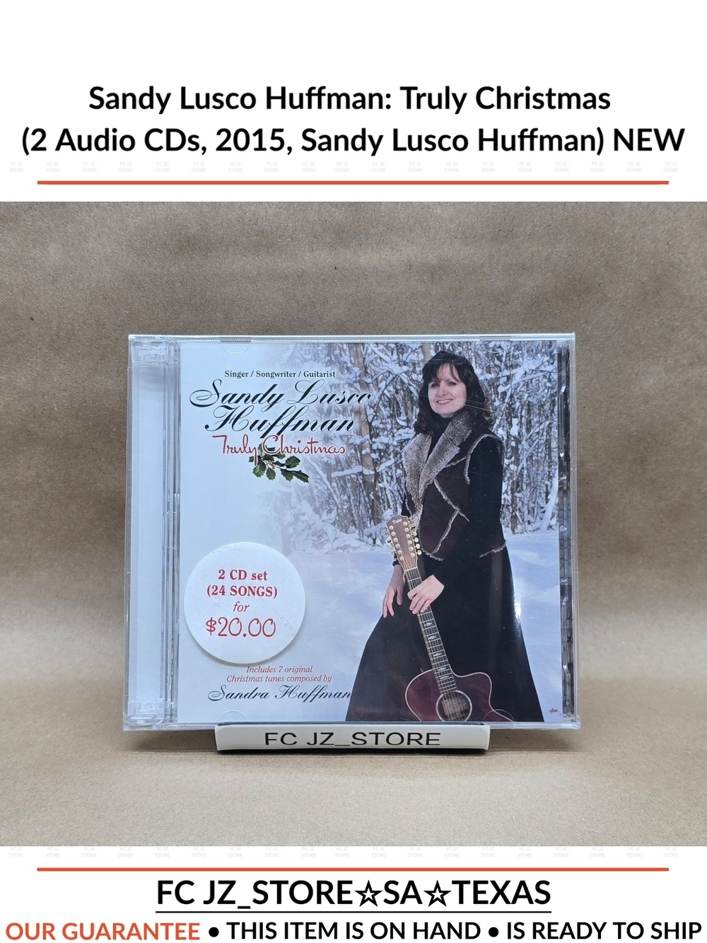 Sandy Lusco Huffman: Truly Christmas (2 Audio CDs, 2015, Sandy Lusco Huffman)NEW